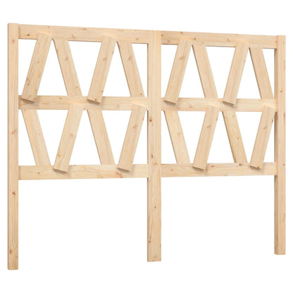 vidaXL Bed Headboard 146x4x100 cm Solid Wood Pine