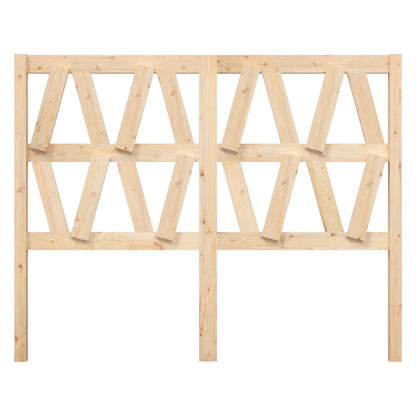 vidaXL Bed Headboard 146x4x100 cm Solid Wood Pine