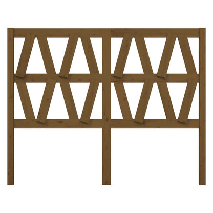 vidaXL Bed Headboard Honey Brown 146x4x100 cm Solid Wood Pine