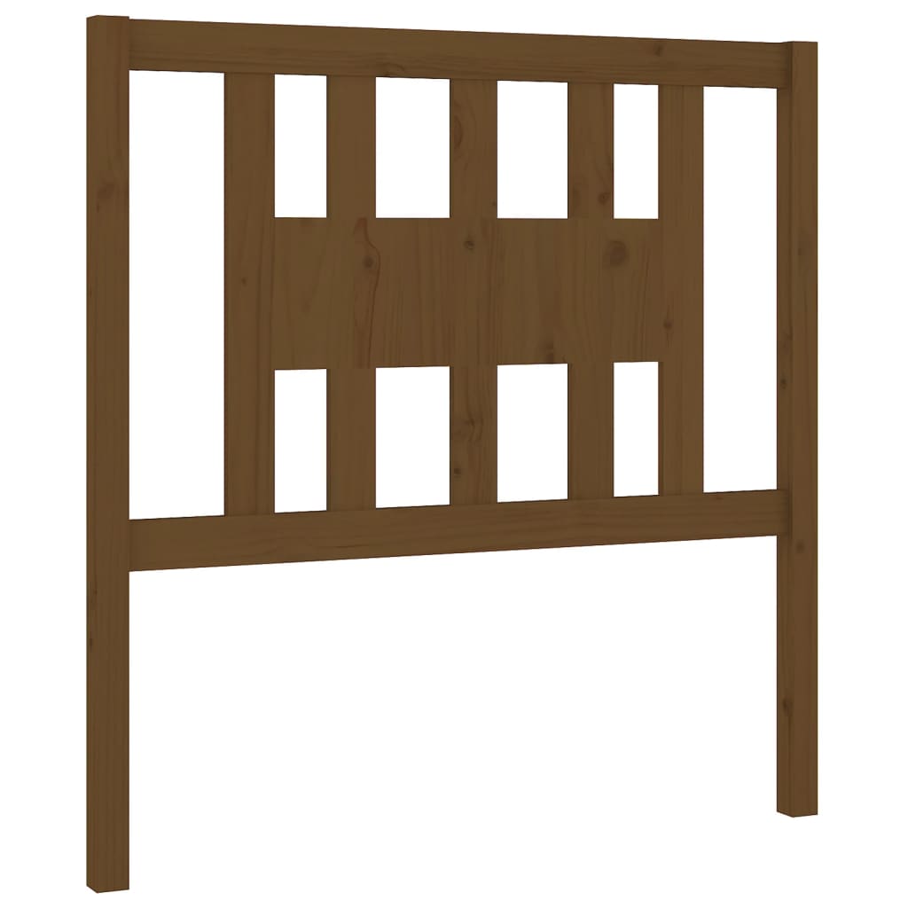 vidaXL Headboard Honey Brown 106x4x100 cm Solid Wood Pine