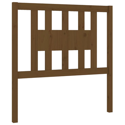 vidaXL Headboard Honey Brown 106x4x100 cm Solid Wood Pine
