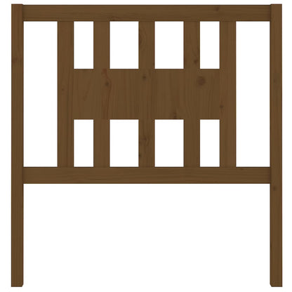 vidaXL Headboard Honey Brown 106x4x100 cm Solid Wood Pine