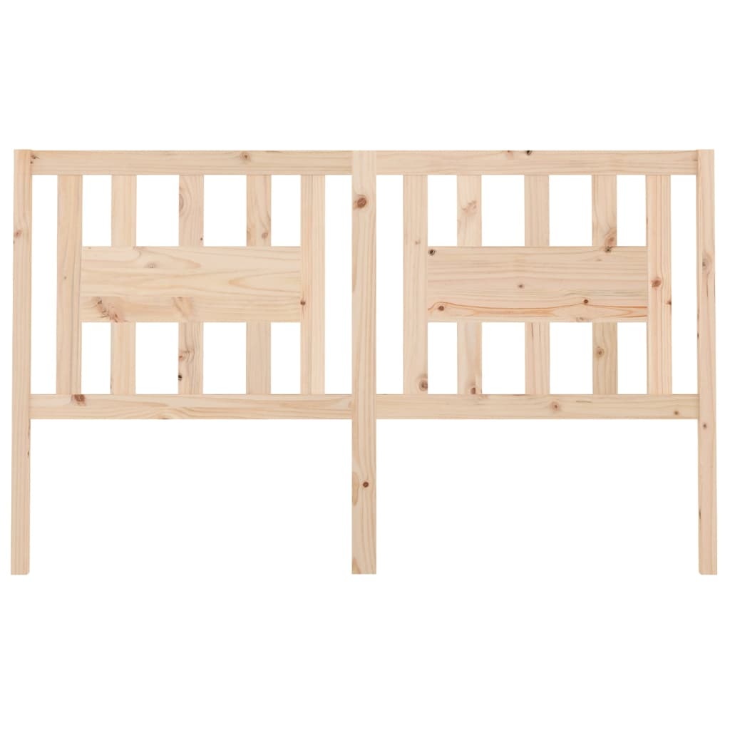 vidaXL Headboard 141x4x100 cm Solid Wood Pine