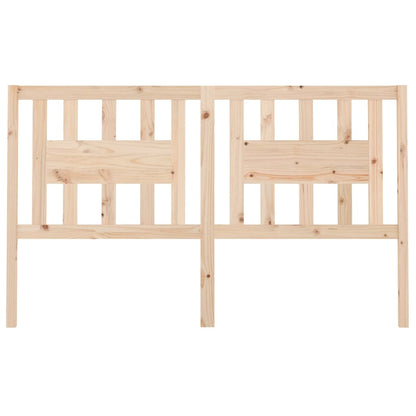 vidaXL Headboard 141x4x100 cm Solid Wood Pine