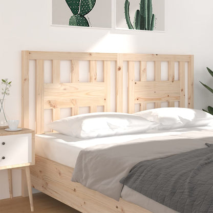 vidaXL Headboard 141x4x100 cm Solid Wood Pine