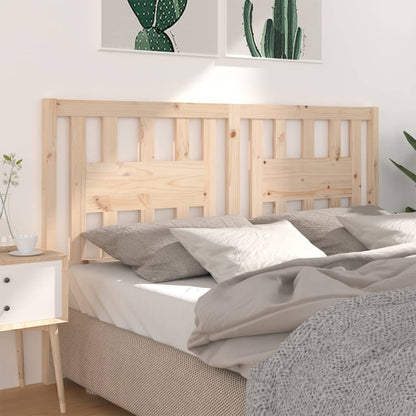 vidaXL Headboard 141x4x100 cm Solid Wood Pine