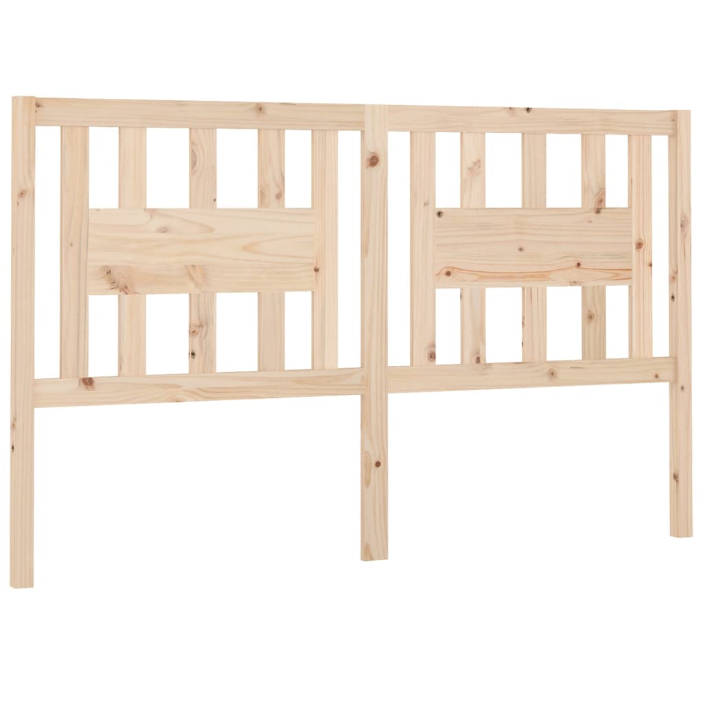 vidaXL Headboard 166x4x100 cm Solid Wood Pine