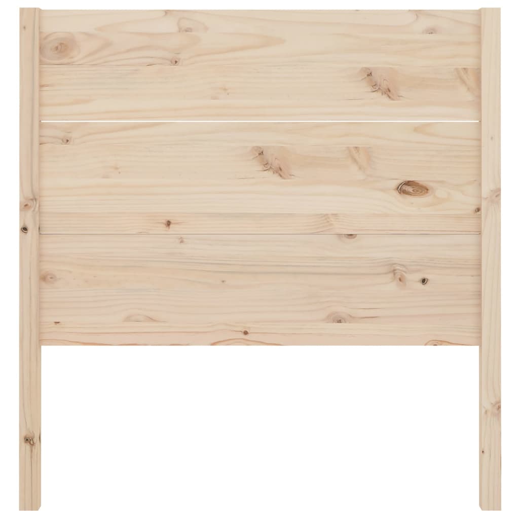 vidaXL Headboard 81x4x100 cm Solid Wood Pine