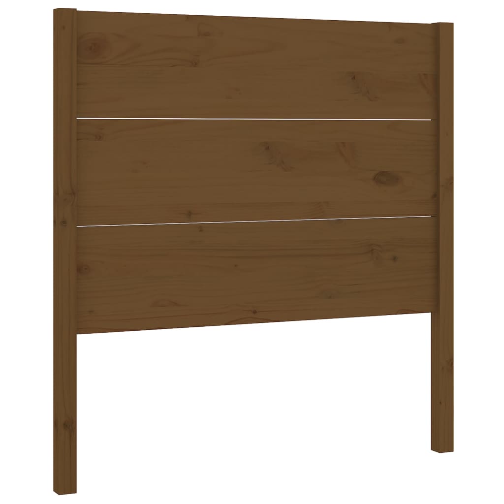 vidaXL Headboard Honey Brown 81x4x100 cm Solid Wood Pine