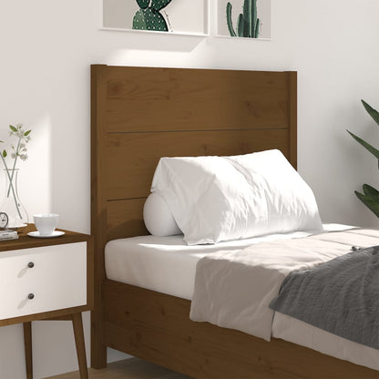 vidaXL Headboard Honey Brown 81x4x100 cm Solid Wood Pine