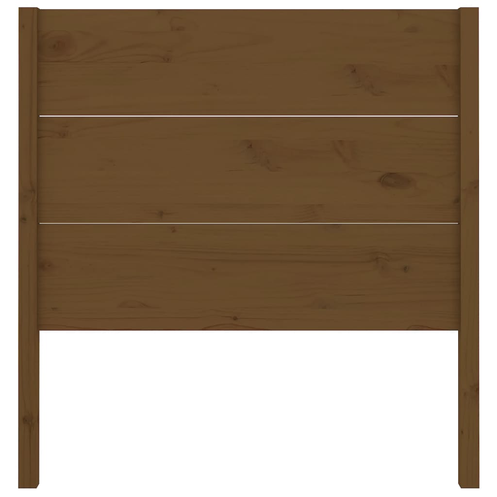 vidaXL Headboard Honey Brown 81x4x100 cm Solid Wood Pine