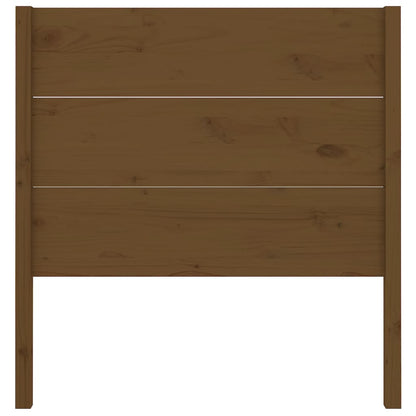 vidaXL Headboard Honey Brown 81x4x100 cm Solid Wood Pine