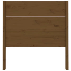 vidaXL Headboard Honey Brown 81x4x100 cm Solid Wood Pine