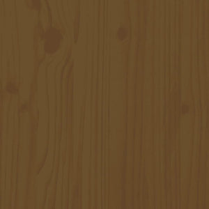 vidaXL Headboard Honey Brown 81x4x100 cm Solid Wood Pine