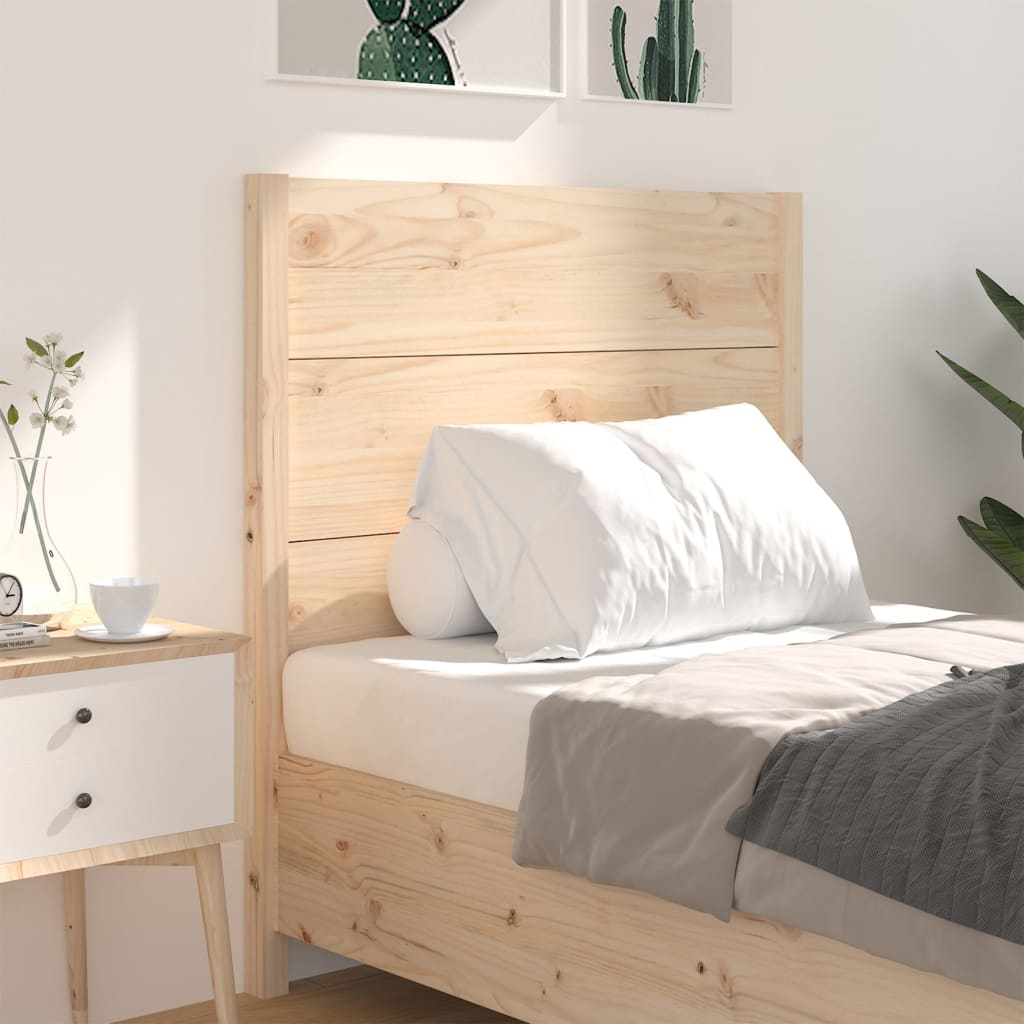 vidaXL Headboard 96x4x100 cm Solid Wood Pine
