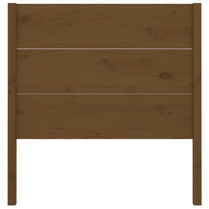 vidaXL Headboard Honey Brown 106x4x100 cm Solid Wood Pine