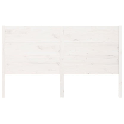 vidaXL Headboard White 146x4x100 cm Solid Wood Pine