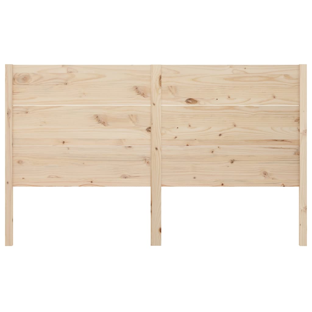 vidaXL Headboard 206x4x100 cm Solid Wood Pine