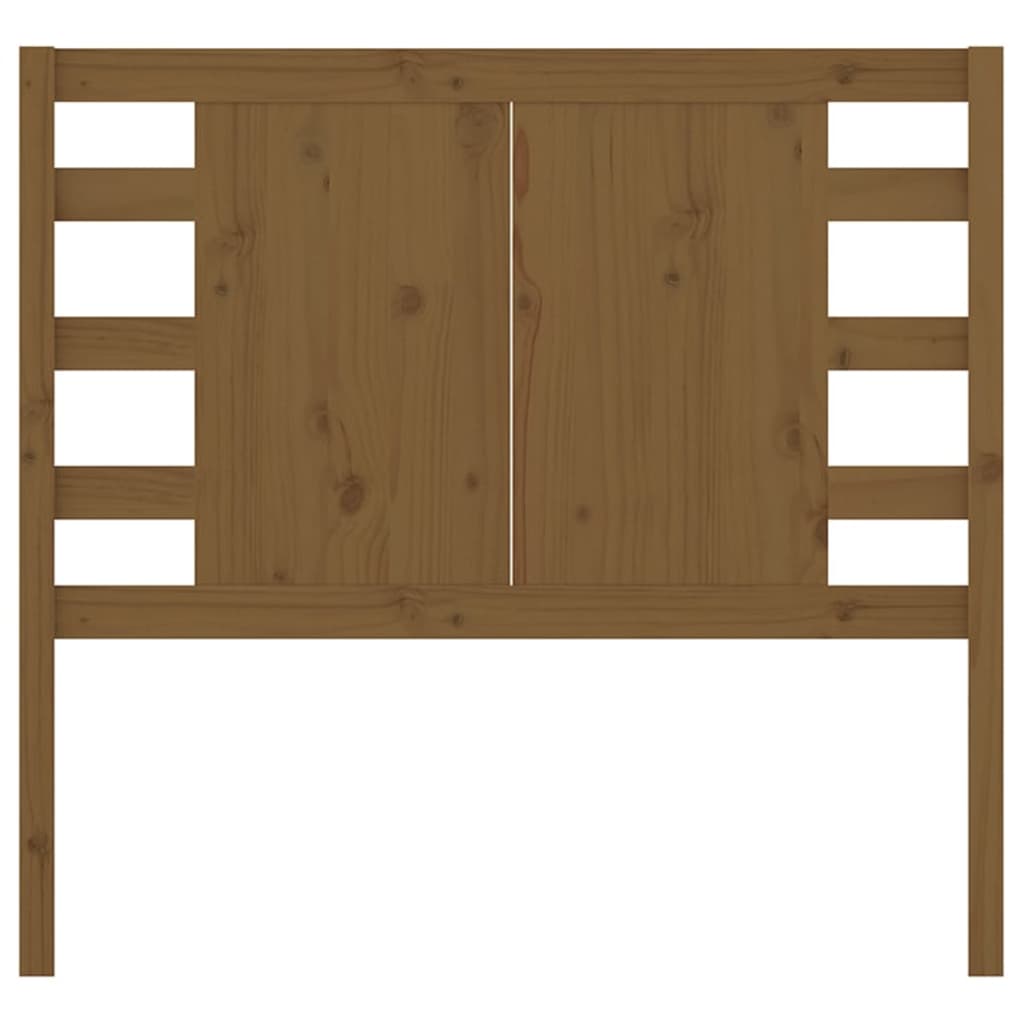 vidaXL Headboard Honey Brown 96x4x100 cm Solid Wood Pine