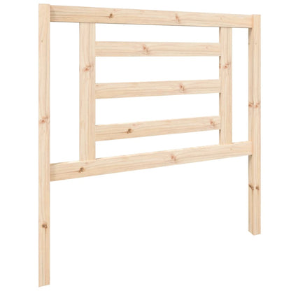 vidaXL Headboard | Natural Pine | Solid Pine Wood | 96 x 4 x 100 cm