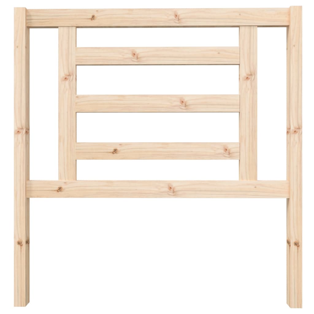 vidaXL Headboard | Natural Pine | Solid Pine Wood | 96 x 4 x 100 cm