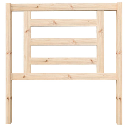 vidaXL Headboard | Natural Pine | Solid Pine Wood | 96 x 4 x 100 cm