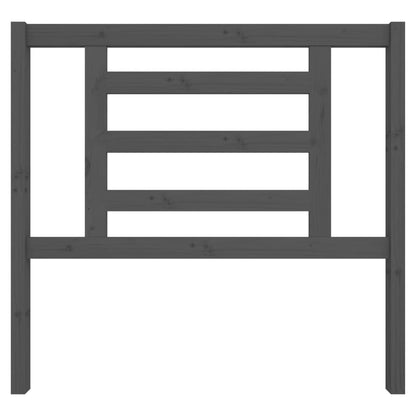 vidaXL Headboard | Grey | Solid Pine Wood | Standard | Appealing Design