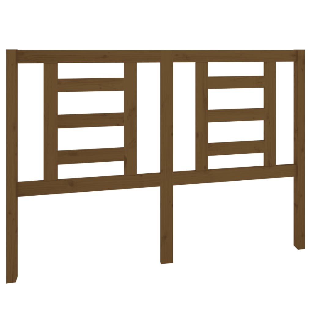 vidaXL Headboard | Honey brown | Solid Pine Wood | Medium |  Appealing Design
