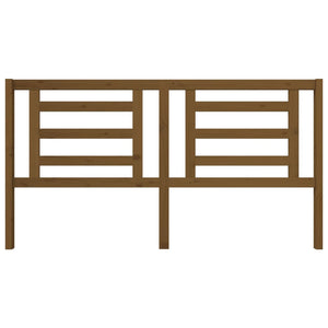 vidaXL Bed Headboard Honey Brown 186x4x100 cm Solid Pine Wood