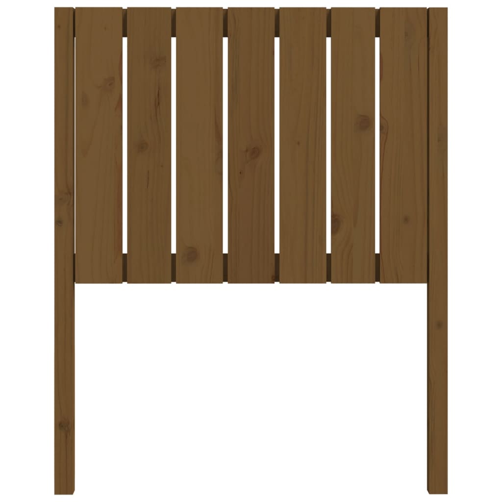 vidaXL Bed Headboard Honey Brown 80.5x4x100 cm Solid Wood Pine