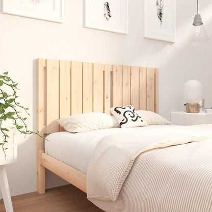 vidaXL Bed Headboard 125.5x4x100 cm Solid Wood Pine