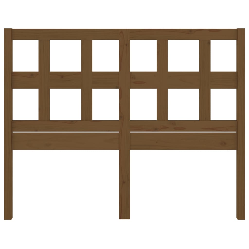 vidaXL Bed Headboard Honey Brown 185.5x4x100 cm Solid Wood Pine