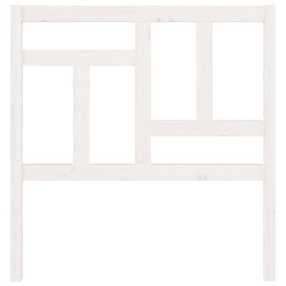 vidaXL Bed Headboard White 95.5x4x100 cm Solid Wood Pine