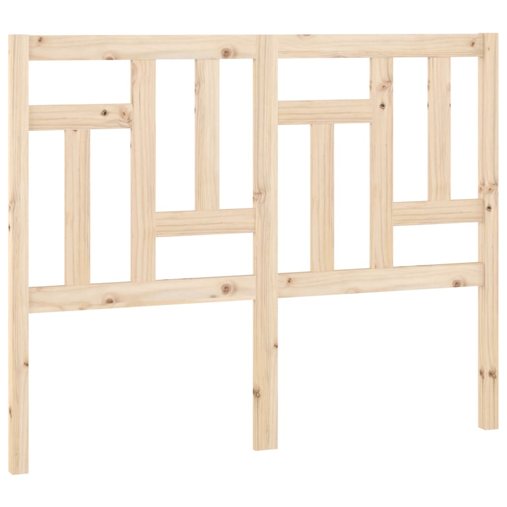 vidaXL Bed Headboard 140.5x4x100 cm Solid Wood Pine