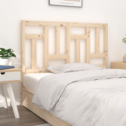 vidaXL Bed Headboard 140.5x4x100 cm Solid Wood Pine
