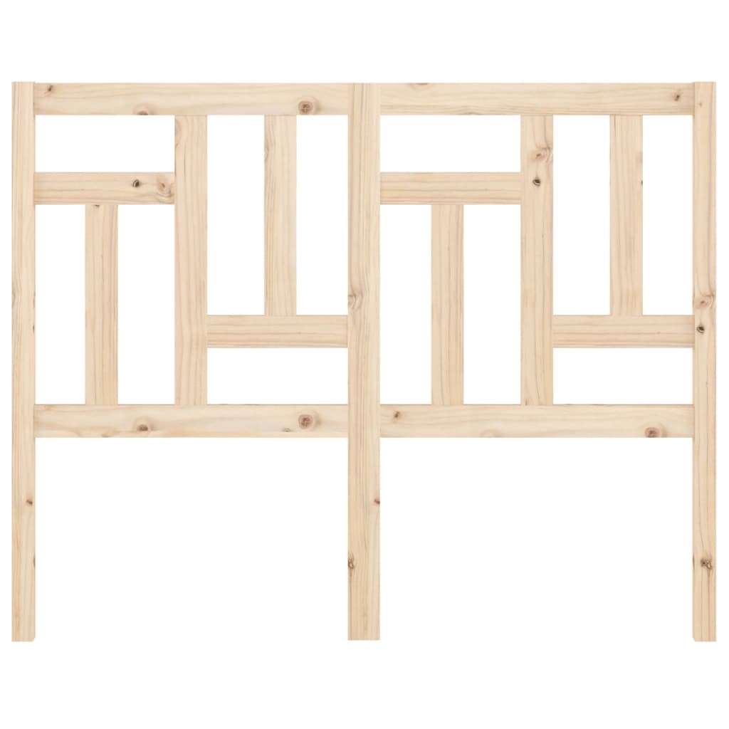 vidaXL Bed Headboard 140.5x4x100 cm Solid Wood Pine