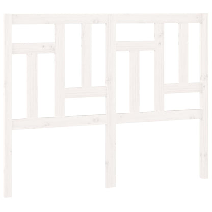 vidaXL Bed Headboard | White | Solid pine wood | 145.5x4x100 cm