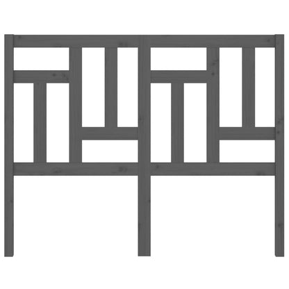 vidaXL Bed Headboard Grey 205.5x4x100 cm Solid Wood Pine