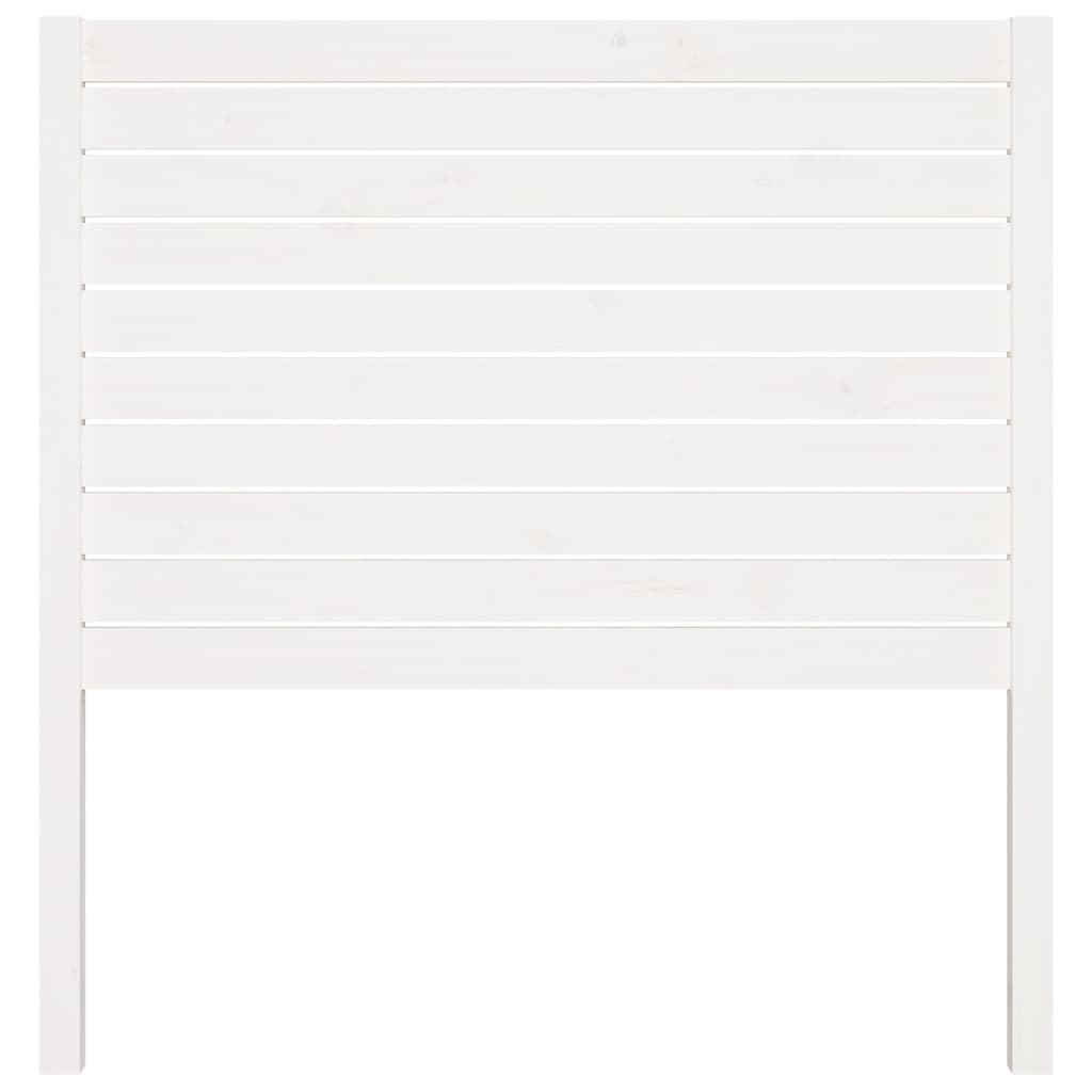 vidaXL Bed Headboard White 81x4x100 cm Solid Wood Pine