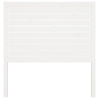 vidaXL Bed Headboard White 81x4x100 cm Solid Wood Pine