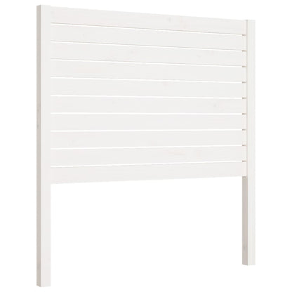 vidaXL Bed Headboard White 96x4x100 cm Solid Wood Pine