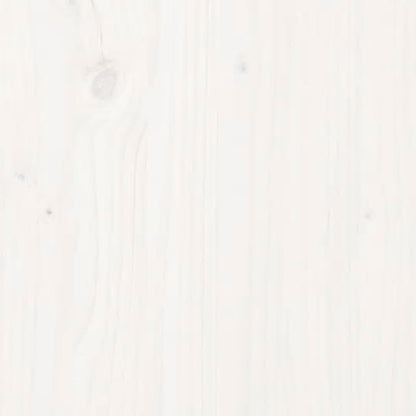 vidaXL Bed Headboard White 96x4x100 cm Solid Wood Pine