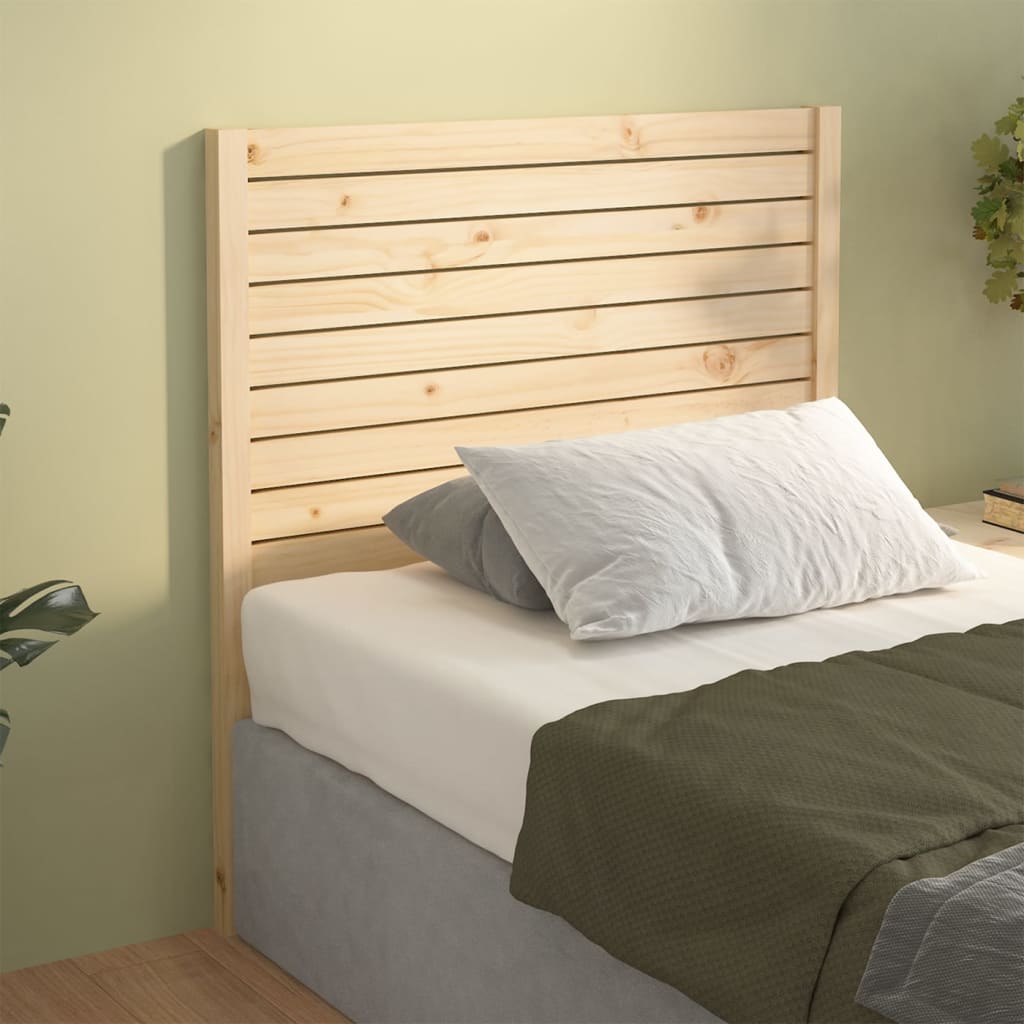 vidaXL Bed Headboard 106x4x100 cm Solid Wood Pine