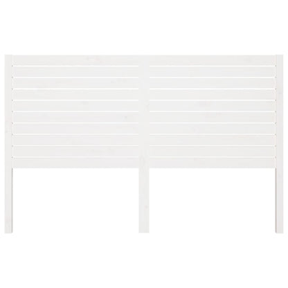vidaXL Bed Headboard White 141x4x100 cm Solid Wood Pine