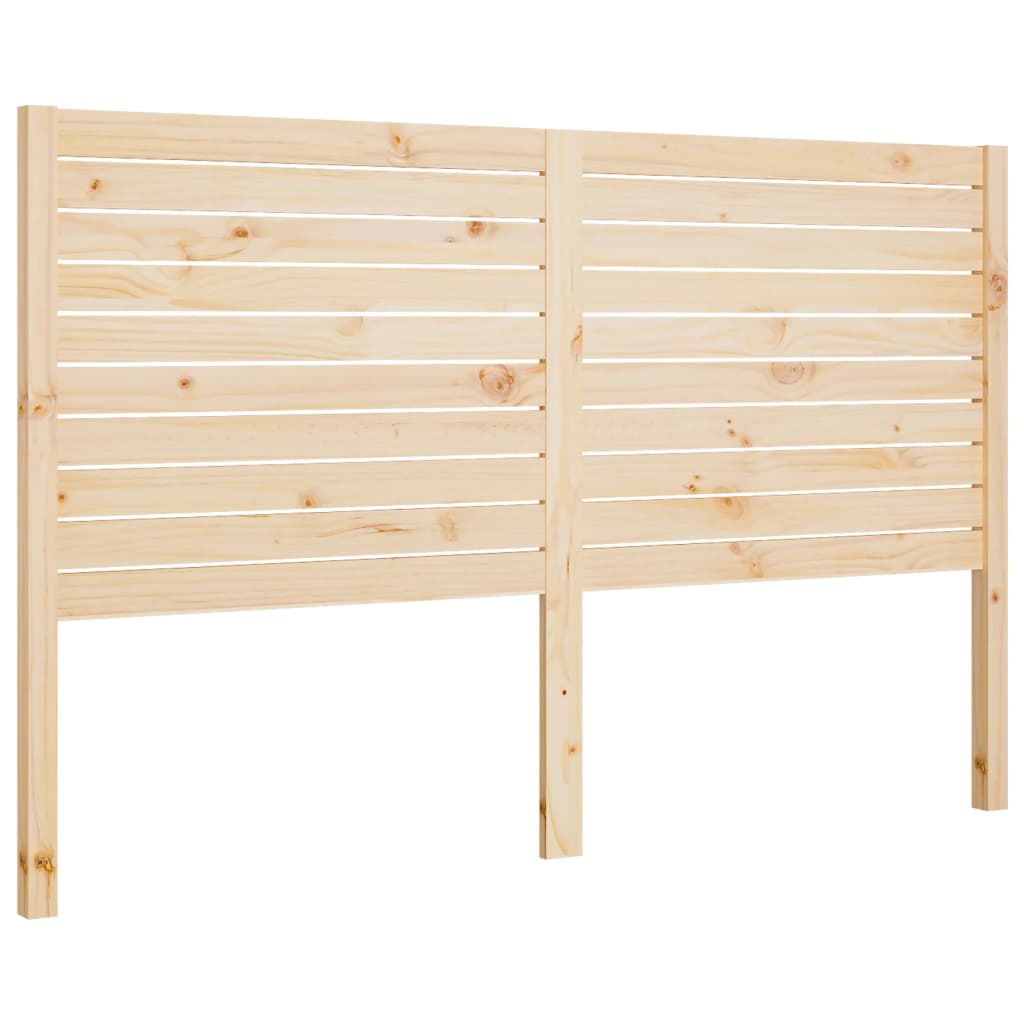 vidaXL Bed Headboard 186x4x100 cm Solid Wood Pine