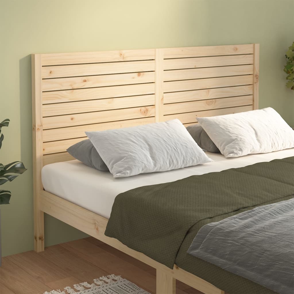 vidaXL Bed Headboard 186x4x100 cm Solid Wood Pine