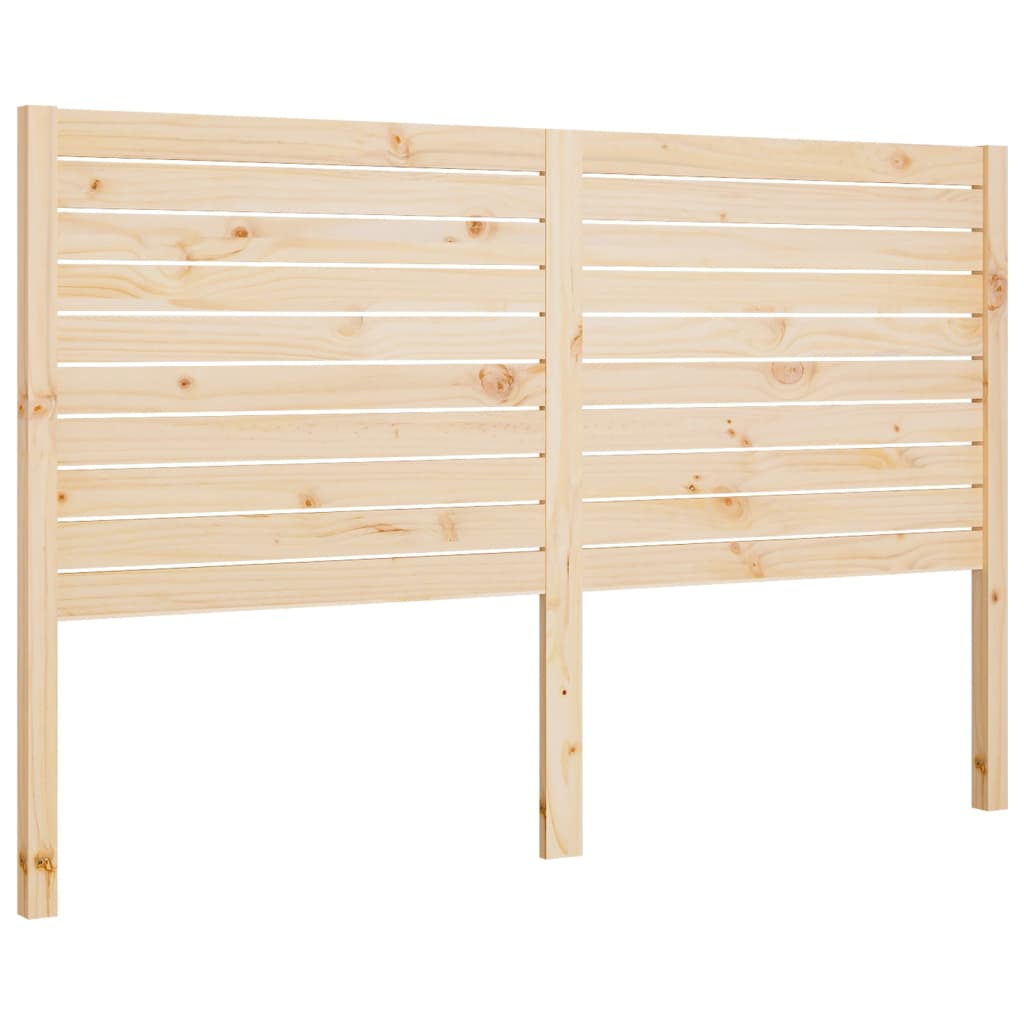 vidaXL Bed Headboard 206x4x100 cm Solid Wood Pine