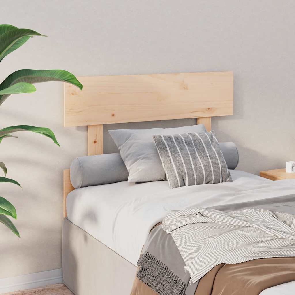 vidaXL Bed Headboard 78.5x3x81 cm Solid Wood Pine