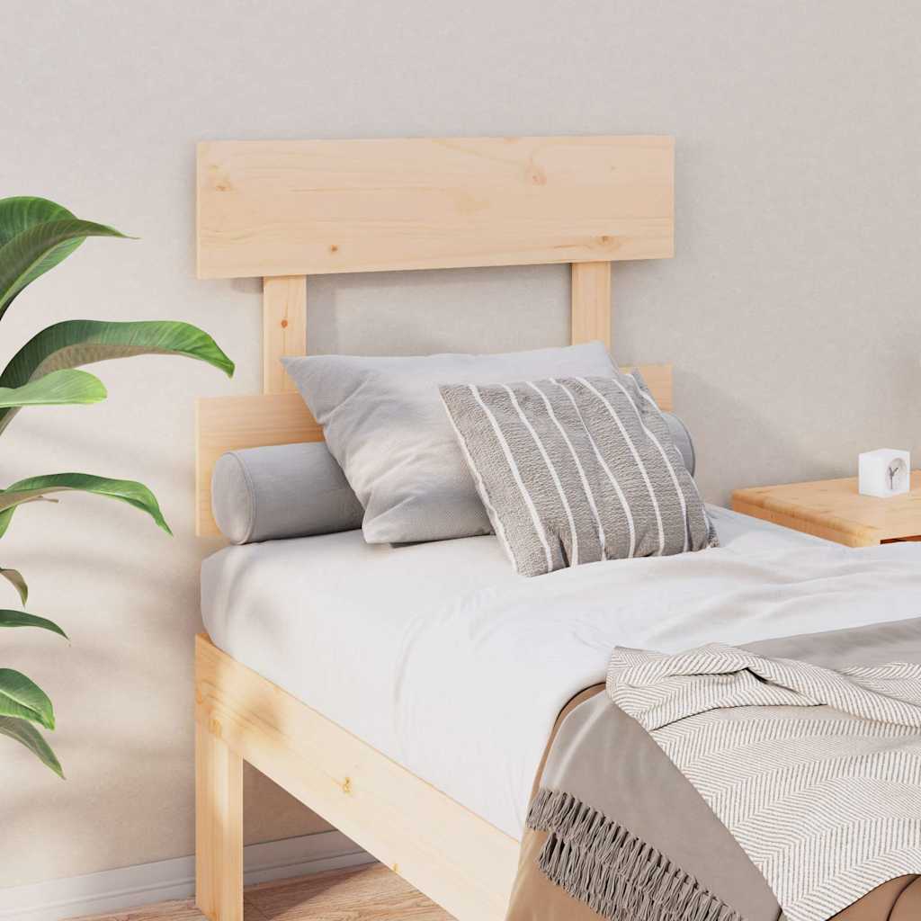 vidaXL Bed Headboard 78.5x3x81 cm Solid Wood Pine