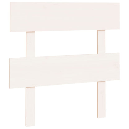 vidaXL Bed Headboard White 93.5x3x81 cm Solid Wood Pine